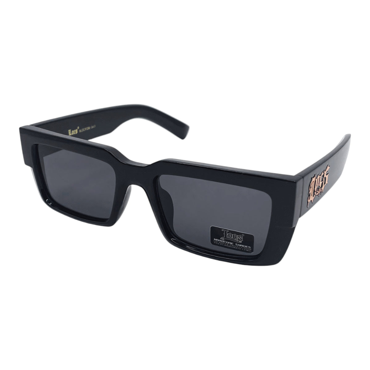 ロークスハードコアシェイド91286【LOCS HARDCORE SHADES】ゴールドロゴ