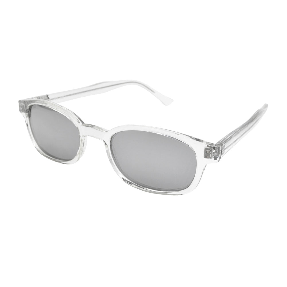 ORIGINAL KD'S BIKERS SHADES[オリジナルサイズ】クリア/シルバーミラー
