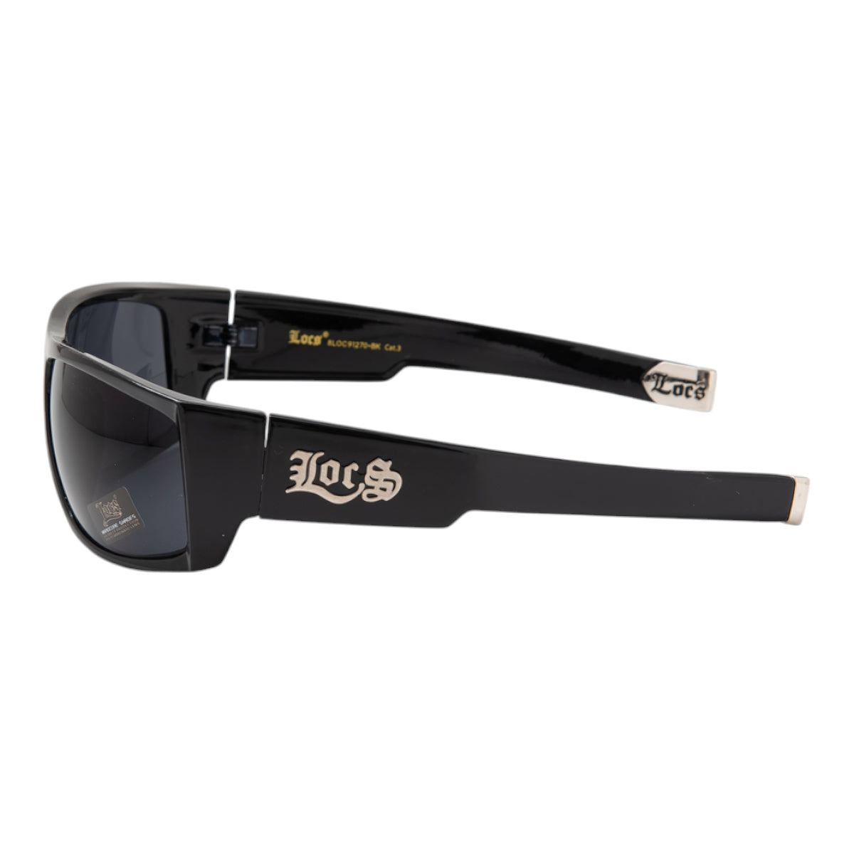ロークスハードコアシェイド91270【LOCS HARDCORE SHADES】シルバーロゴ