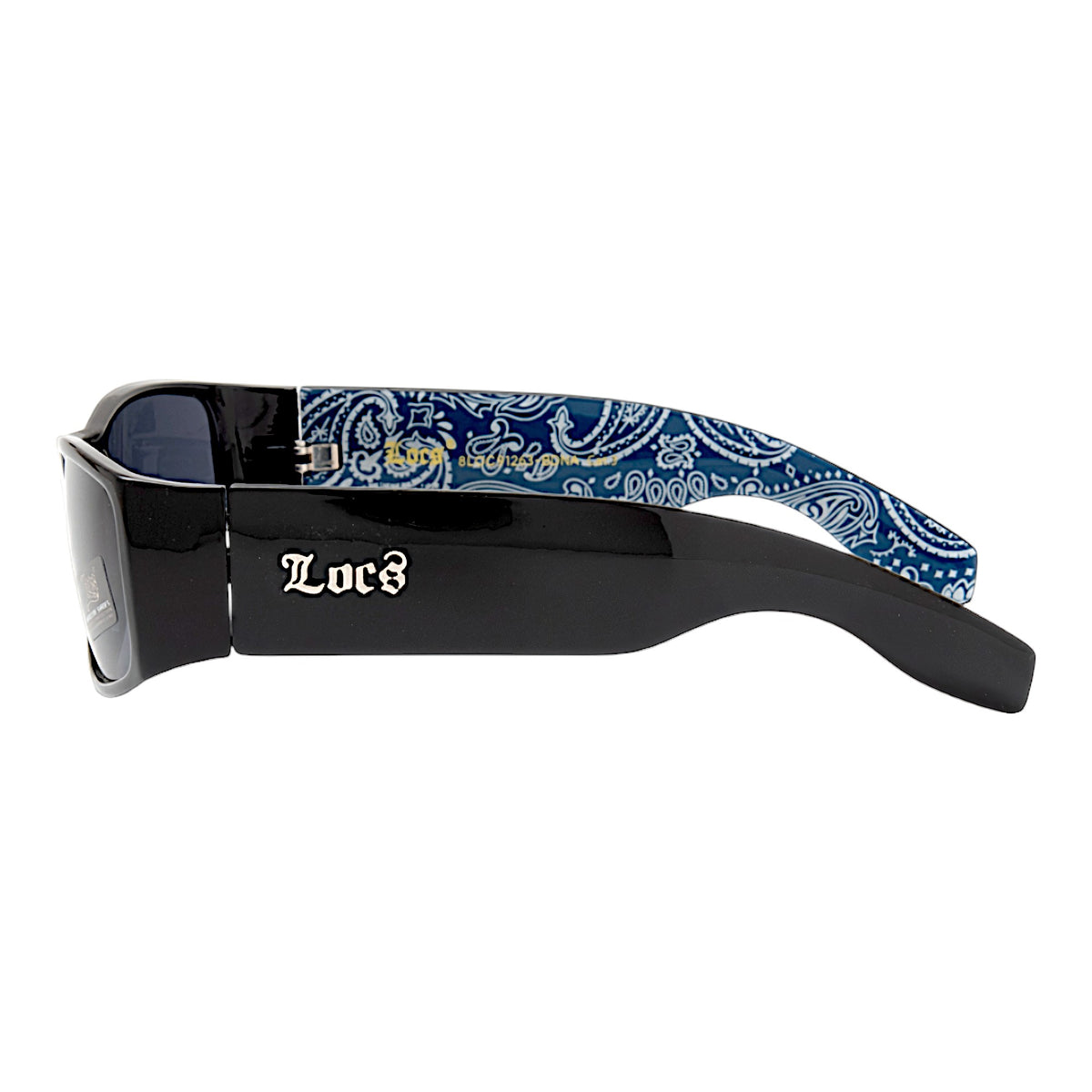 ロークスハードコアシェイド91263 BANDANA【LOCS HARDCORE SHADES】ブラック/バンダナブルー